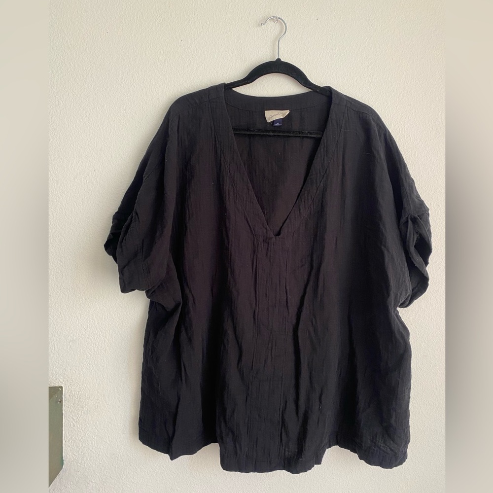 Black Universal Threads Plus Size Tunic